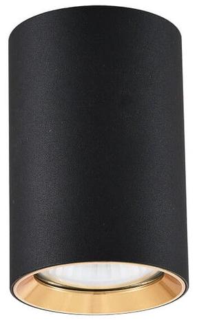 Lampa griesti Light Prestige Manacor, GU10, 1 x 50 W, caurspīdīga krās. / zelta krās., 6 x 6 x 9 cm