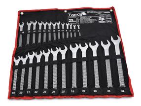 Kombinēto uzgriežņu atslēgu komplekts Tvardy T00653, 6 - 32 mm