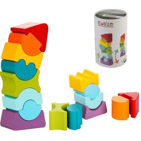 Lavinimo žaislas Cubika Balance Toy, 18 cm, įvairių spalvų, 8 vnt.