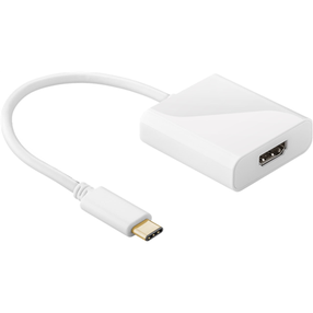 Адаптер Goobay USB 66259 USB C male, USB Type A, 0.200 м, белый цв.