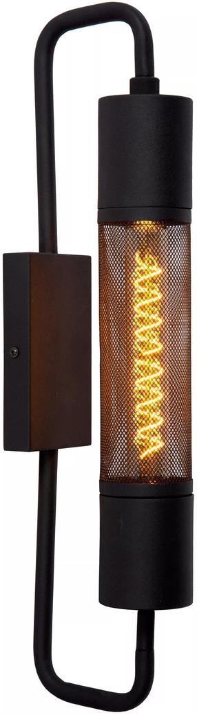 Lampa sienas Lucide Calixt 05233/01/30, E27, 1 x 10 W, melna krās. / melna krās., 7 x 7 x 37 cm