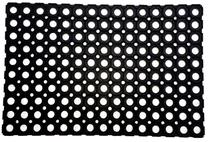 Durų kilimėlis Domoletti Rho 002, juoda sp., 40 cm x 60 cm x 1.2 cm