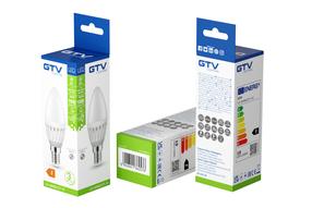 Spuldze GTV LD-SMNDC37-10 LED, C37, 4000 °K, E14, 10 W, 1000 lm