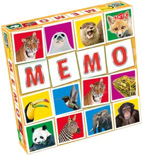 Atminties (memo) žaidimas Tactic Memory Wildlife 41441