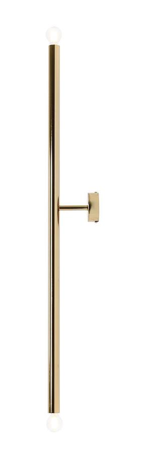 Lampa griesti Aldex Tubo, E14, 2 x 10 W, zelta krās. / zelta krās.