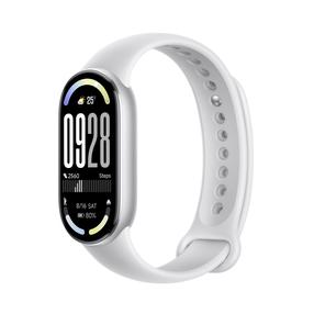 Viedā aproce Xiaomi Band 10 Glacier Silver, sudraba krās.