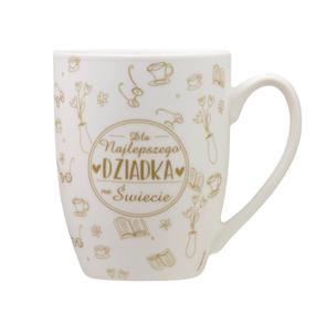 Krūzīte Ambition Dziadek, balta krās./brūngans krās., 0.37 l
