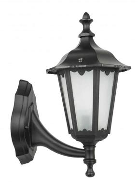 Āra sienas lampa Su-Ma Retro Midi, 60W, E27, IP43, melna krās., 21 cm x 39 cm