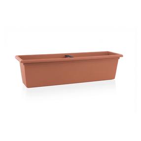 Balkoninis vazonas Plastkon Garden 41105602, plastikinis, 58.5 cm x 17 cm, Ø 58.5 cm, ruda sp.
