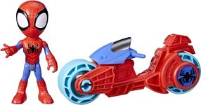 Žaislinis motociklas Hasbro Spiderman Spidey F7459, mėlyna sp./raudona sp.