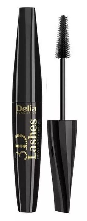 Skropstu tuša Delia Cosmetics 3D Lashes, 12 ml, melna krās.