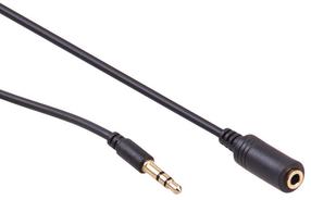 Laidas Maclean 3.5mm Male / 3.5mm Female 3.5 mm male, 3.5mm female, 10 m, juoda