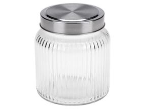 Lielapjoma produktu konteiners, 0.450 l, caurspīdīga krās.