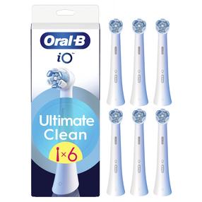 Elektriskās zobu birstes galviņa Oral-B iO Ultimate Clean CWF-6, balta krās., 6 gab.
