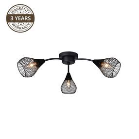 Šviestuvas nukreipiamasis Domoletti Bistro MX51166-3, E14, 3 x 3 W, juoda sp. / juoda sp.