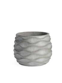Gėlių vazonas Domoletti BTP016G, cementas, Ø 28 cm, pilka sp.