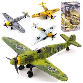 Konstruktorius, lėktuvas BF-109, (spalva/dizainas parenkami atsitiktine tvarka)