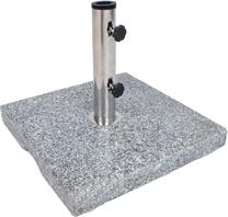 Lauko skėčio pagrindas Parasol Base, 45 cm, pilka sp.