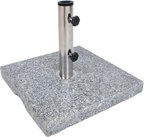 Saulessarga pamatne Parasol Base, 45 cm, pelēka krās.