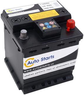 Aku Auto Starts, 12 V, 40 Ah, 340 A
