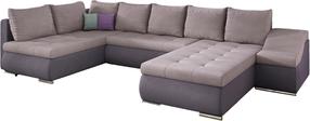 Kampinė sofa Giovanni Soro 61, Soro 65, rožinė sp., dešininė, 200 x 340 cm x 88 cm
