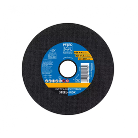 Griešanas disks leņķa slīpmašīnām Pferd EHT125, 125 mm x 1 mm x 22.23 mm