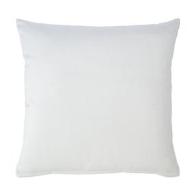 Dekoratīvs spilvens Home4you Velvet 2, balta krās., 45 cm x 45 cm