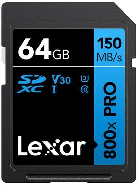 Atmiņas karte Lexar Pro LSD0800P064G-BNNNG, 64 GB