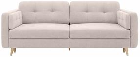 Sofa-lova Cornet, kreminė sp., 109 x 225 cm x 87 cm
