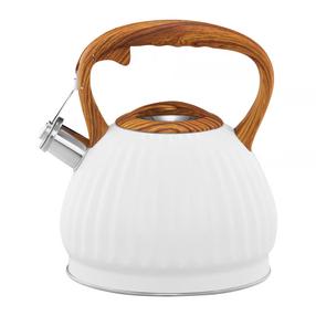 Arbatinukas su švilpuku Ambition Curly, 2.5 l, balta sp.