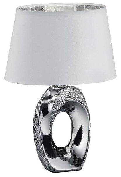 Laualamp RL Taba, E14, 40W, valge v./hõbe v.