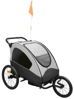 Jalutuskäru BabyTrold 3in1 Roadrunner, must v./hall v.