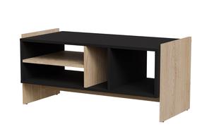 Kavos staliukas Cama Meble Porto, ruda sp./juoda sp., 100 cm x 50 cm x 46 cm