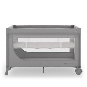 Ceļojuma gultiņa KinderKraft Leody Up 129.5 x 68.5 cm, pelēka krās.