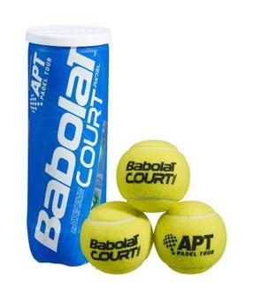 Набор мячей для падел-тенниса Babolat Padel Court, желтый цв., 3 шт.