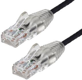 Kabelis StarTech CAT6 Slim RJ-45, RJ-45, 2 m, juoda