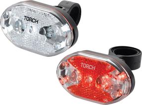 Велосипедный фонарь Torch TOR-54039, пластик, черный цв., 5 шт.