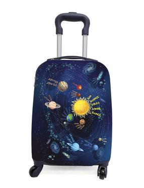 Laste kohver Marko Cosmos, sinine v./mitmevärviline, 32 l, 32 x 23 x 48 cm