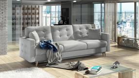 Sofa Asgard Solid 09, pilka sp., 92 x 233 cm x 93 cm