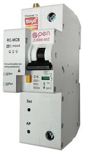 Lüliti Tuya Smart Circuit Breaker 1-Pole, 257 g, 230 V