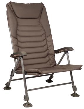 Sulankstoma turistinė kėdė DAM Lounger XL, ruda sp.