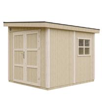 Sodo sandėliukas Timbela SmartSide M938, 294 cm x 248 cm x 231 cm, rusva sp.