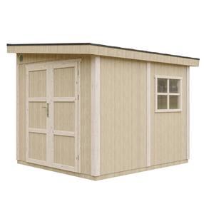 Sodo sandėliukas Timbela SmartSide M938, 294 cm x 248 cm x 231 cm, rusva sp.