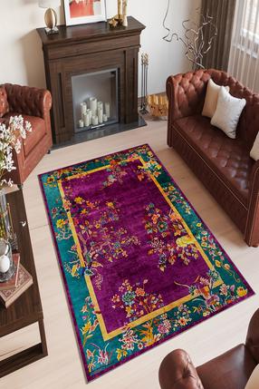 Kiliminis takas Conceptum Hypnose W934, violetinė sp./įvairių spalvų, 150 cm x 100 cm