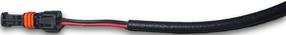 Laidas Cube Acid Rear Light Cable for BOSCH 1400mm BES2 black BEZ LAMR330, plastikas, juoda sp.