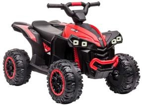 Детский электрический квадрицикл Lean Cars Strong HL568, красный цв.
