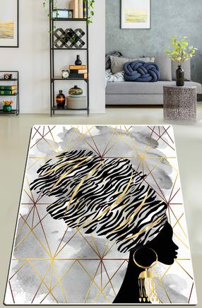 Kilimas Conceptum Hypnose Zebra Hair Cotton, įvairių spalvų, 230 cm x 160 cm