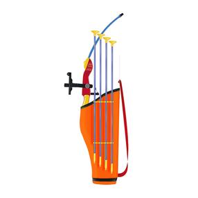 Āra rotaļlieta Paradiso Archery Set T03210, 75 cm x 19 cm, daudzkrāsaina