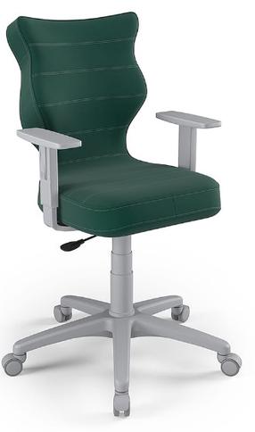 Bērnu darba krēsls Duo VT05 Size 6, 40 x 64 x 89.5 - 102.5 cm, zaļa krās./pelēka krās.
