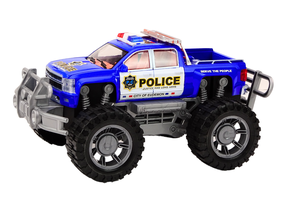 Mängu politseiauto Lean Toys, sinine v.